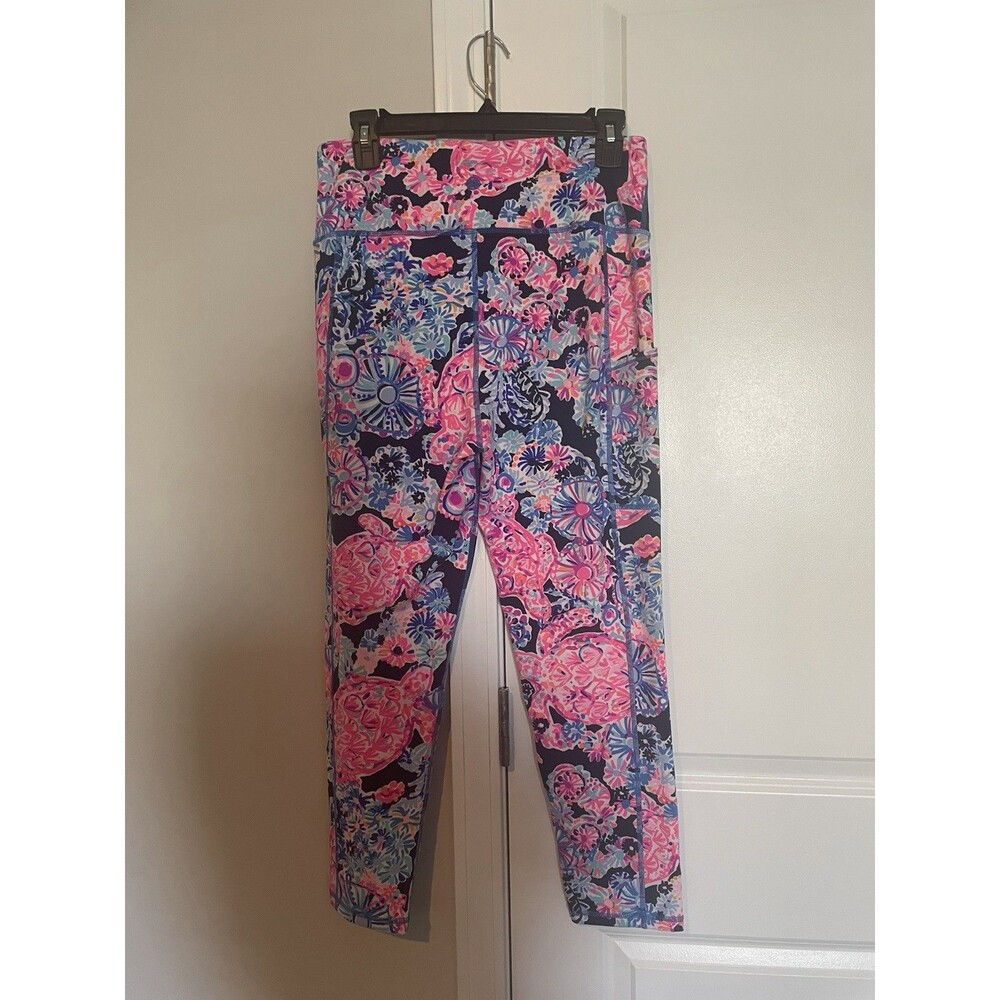 Lilly Pulitzer Luxletic Weekender High Rise Cropped Leggings Sz. L